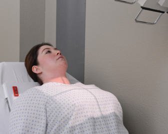 Fig. 15.31 AP semierect Torace, bedside.
