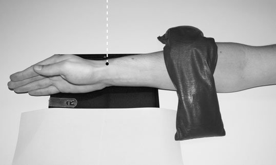 Normal Profil (lateral) radiografie de Pumn (Articulație Radiocarpiană), method 2